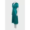 Green Print Dress