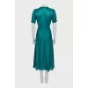 Green Print Dress