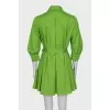 Loose green dress