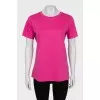 Straight T-shirt in pink