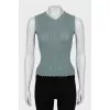 Lace V-neck top