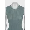 Lace V-neck top