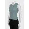 Lace V-neck top