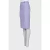 Pencil skirt with gold decor