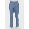 Raw hem jeans