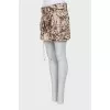 Skirt with golden buttons