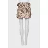 Skirt with golden buttons