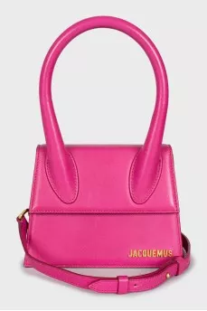 Pink leather bag Le Chiquito