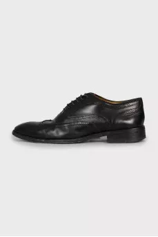Men's leather lace-up shoes