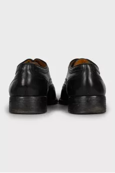 Men's leather lace-up shoes