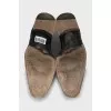 Men's leather lace-up shoes