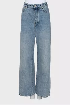 High Waist Button Down Jeans