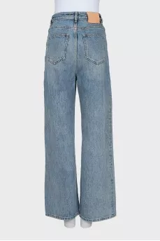 High Waist Button Down Jeans