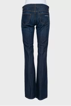 Джинсы regular fit синего цвета
