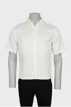 Men's Embossed Shirt with Tag