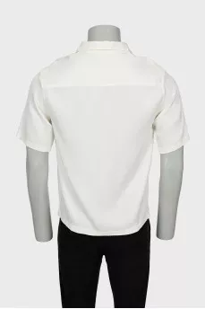 Men's Embossed Shirt with Tag