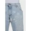 Men's jeans with worn effect