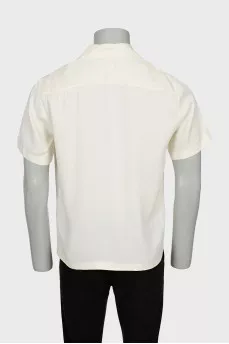 Men's straight cut button down shirt