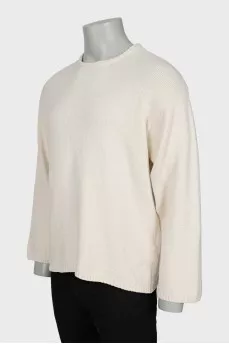 Men's straight fit jumper with tag