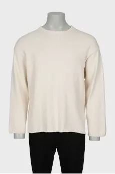 Men's straight fit jumper with tag