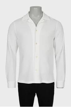 Men's shirt made of embossed material