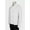Men's shirt made of embossed material