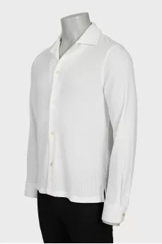 Men's shirt made of embossed material