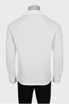 Men's shirt made of embossed material