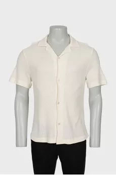 Men's knitted shirt with tag