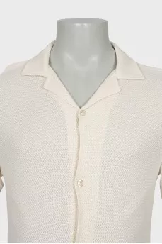 Men's knitted shirt with tag