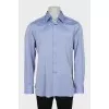Men's loose fit button down shirt