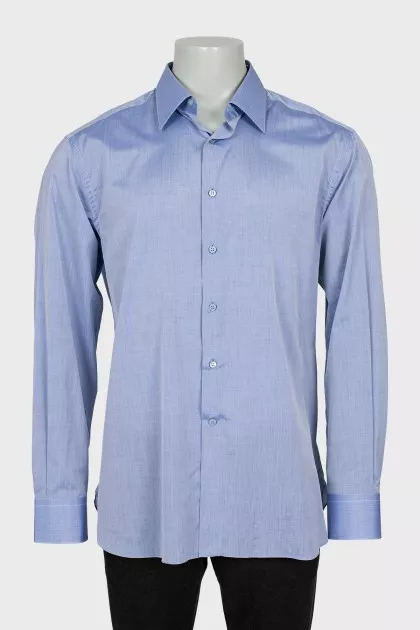 Men's loose fit button down shirt
