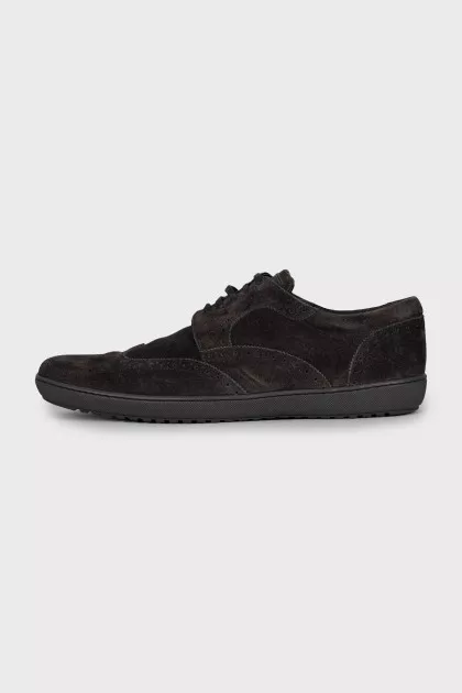 Men's Brown Suede Shoes