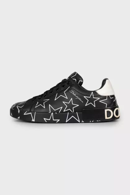 Men's Portofino Printed Sneakers