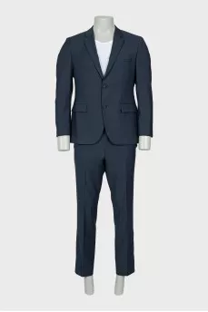 Men's blue suit with trousers
