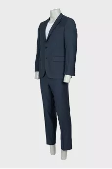 Men's blue suit with trousers