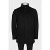 Men's Jacket with Hidden Hood