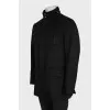 Men's Jacket with Hidden Hood