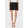 Miniskirt with decorative hem