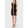 Fitted dress with oversized zip