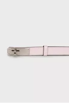 Kelly 18 Belt in Pink Leather