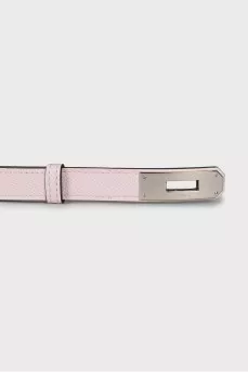 Kelly 18 Belt in Pink Leather