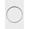 Palladium plated and enamel bracelet