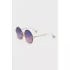 Sunglasses with purple pink lenses