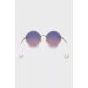Sunglasses with purple pink lenses