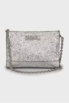 Shiny silver bag