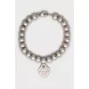 Silver Heart Tag bracelet