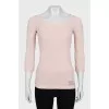Pink long sleeve slim fit