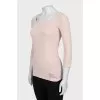 Pink long sleeve slim fit