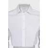 Cropped shirt with long sleeves
